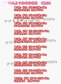 伊伊九月中限時特價妹妹（雙北）只到九月二十日喲！